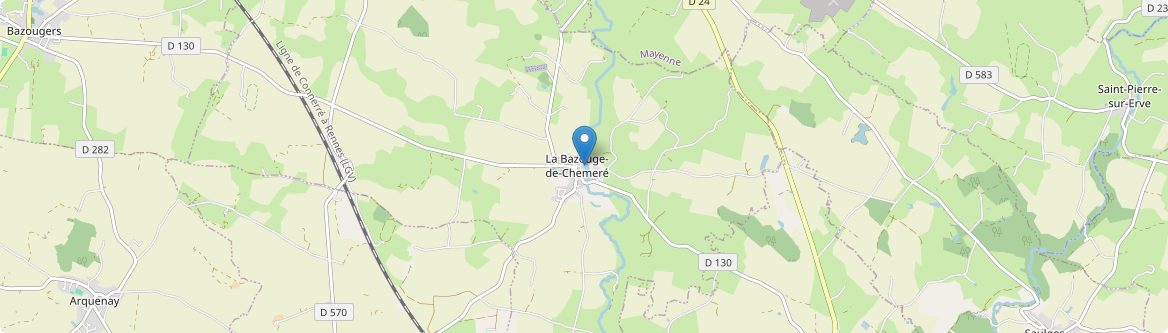 Bazouge-de-Chemeré - Carte