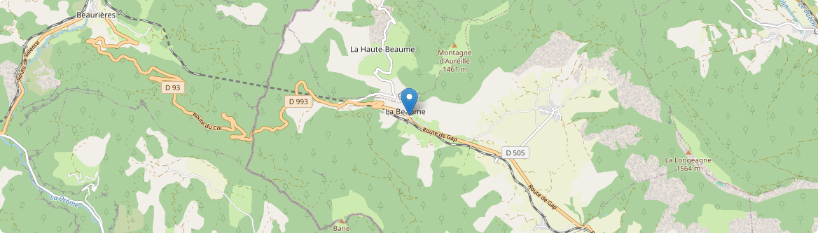 Beaume - Carte