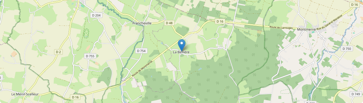 Bellière - Carte
