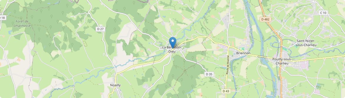Bénisson-Dieu - Carte