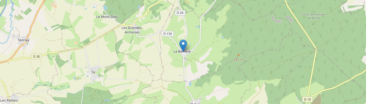 Berlière - Carte