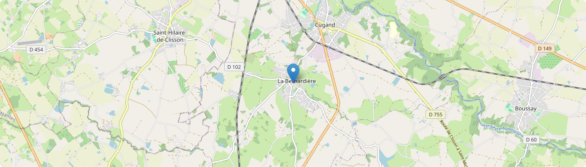 Bernardière - Carte
