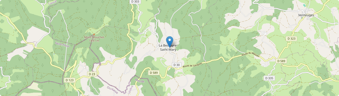 Besseyre-Saint-Mary - Carte
