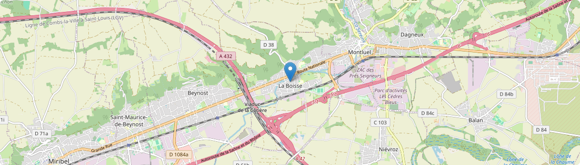 Boisse - Carte