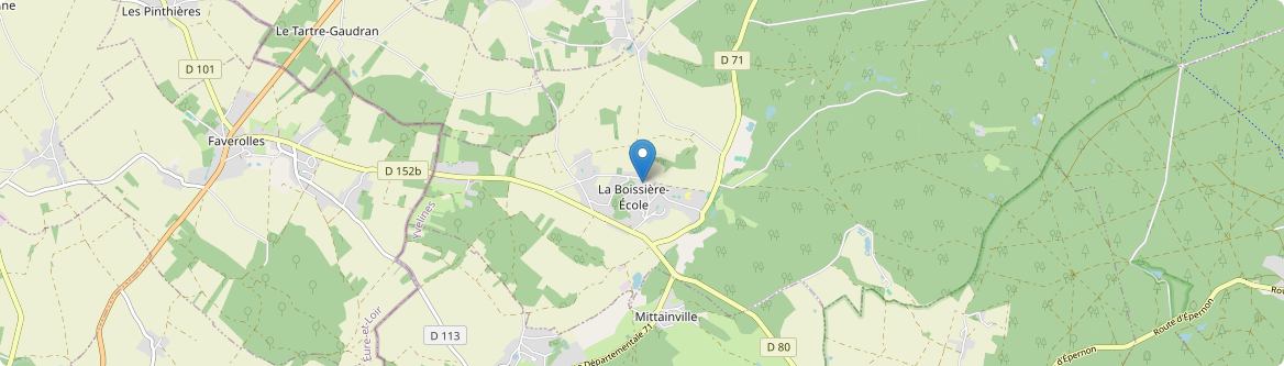 Boissière-École - Carte