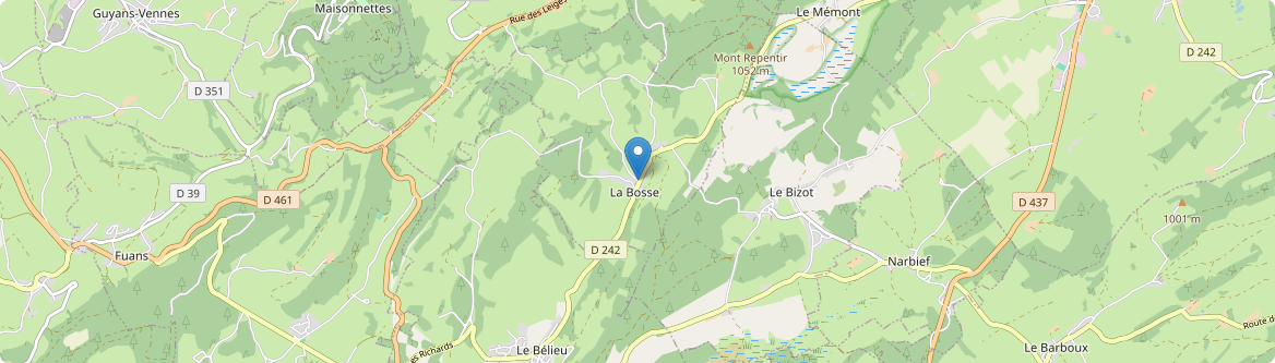 Bosse - Carte