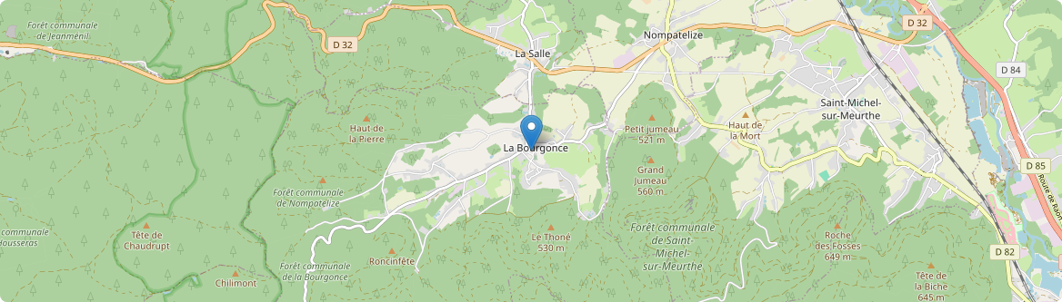 Bourgonce - Carte