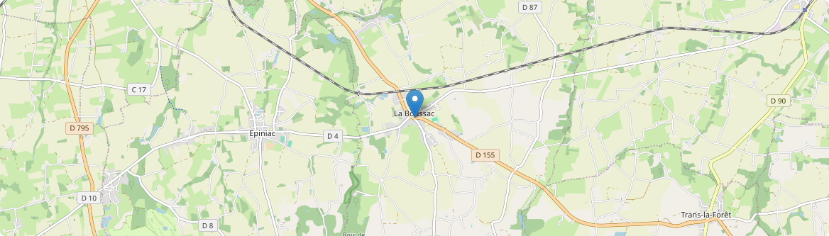 Boussac - Carte