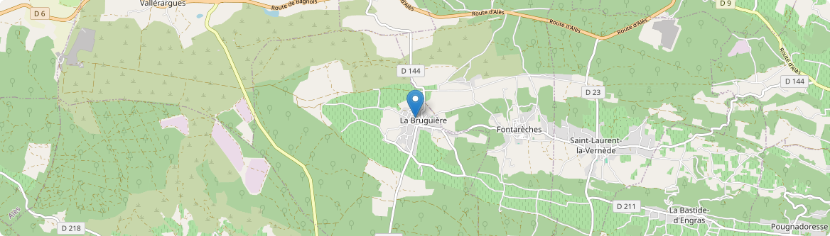 Bruguière - Carte