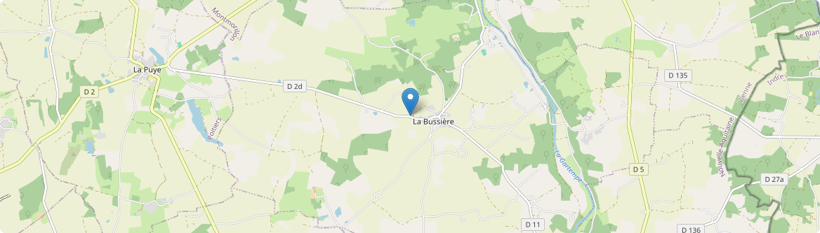 Bussière - Carte