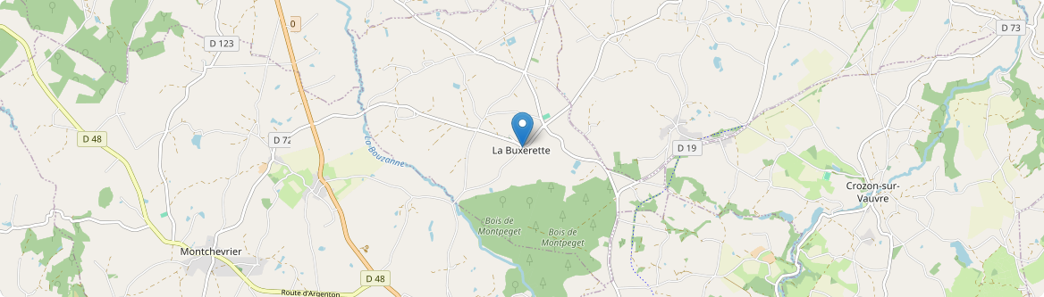Buxerette - Carte