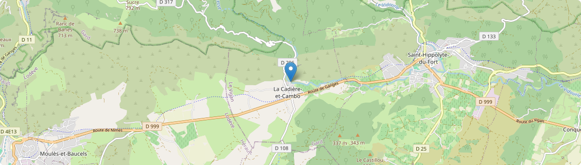 Cadière-et-Cambo - Carte