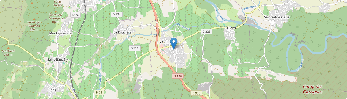 Calmette - Carte