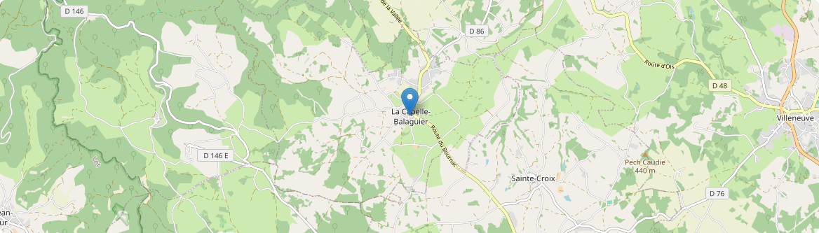 Capelle-Balaguier - Carte