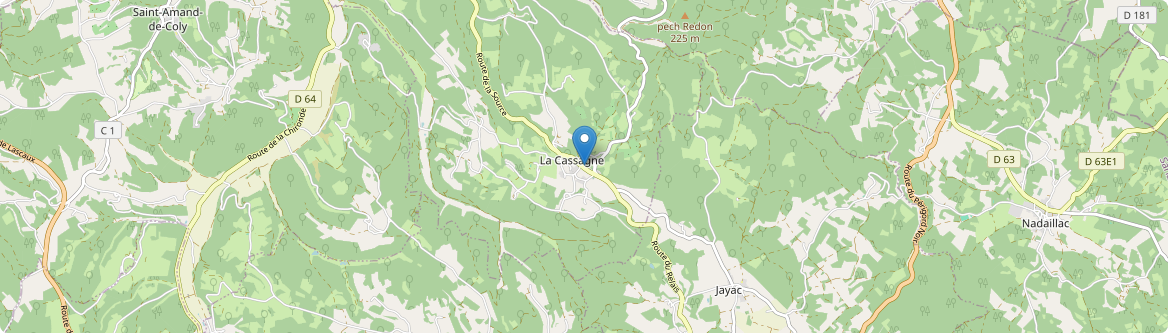 Cassagne - Carte