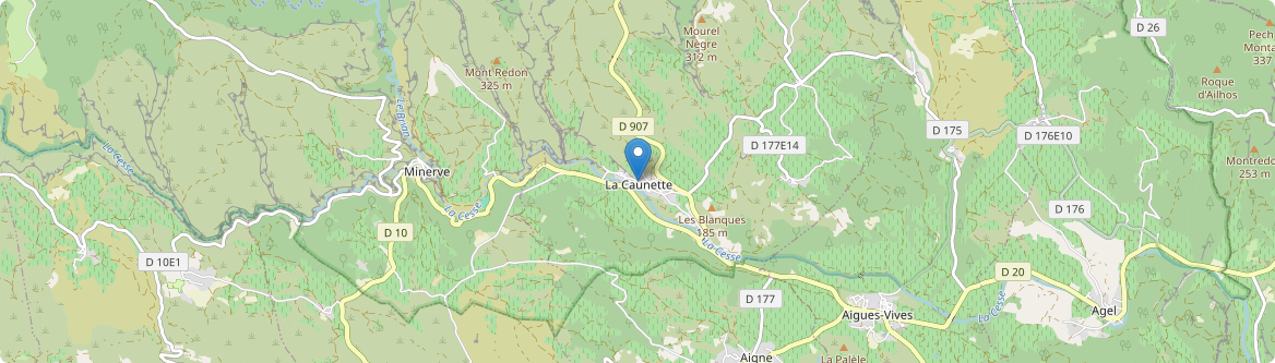 Caunette - Carte