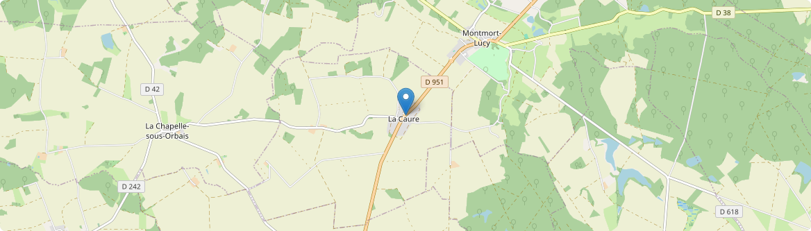 Caure - Carte