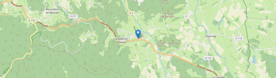 Celle-en-Morvan - Carte
