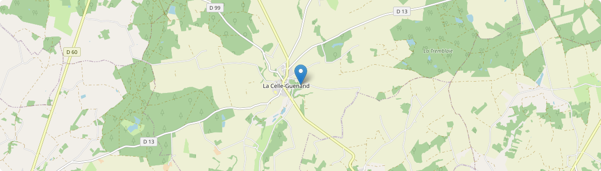 Celle-Guenand - Carte