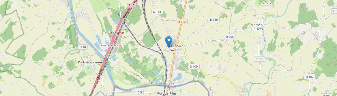 Celle-Saint-Avant - Carte
