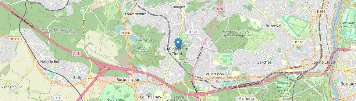 Celle-Saint-Cloud - Carte