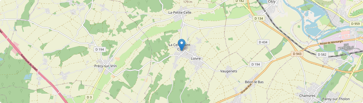 Celle-Saint-Cyr - Carte