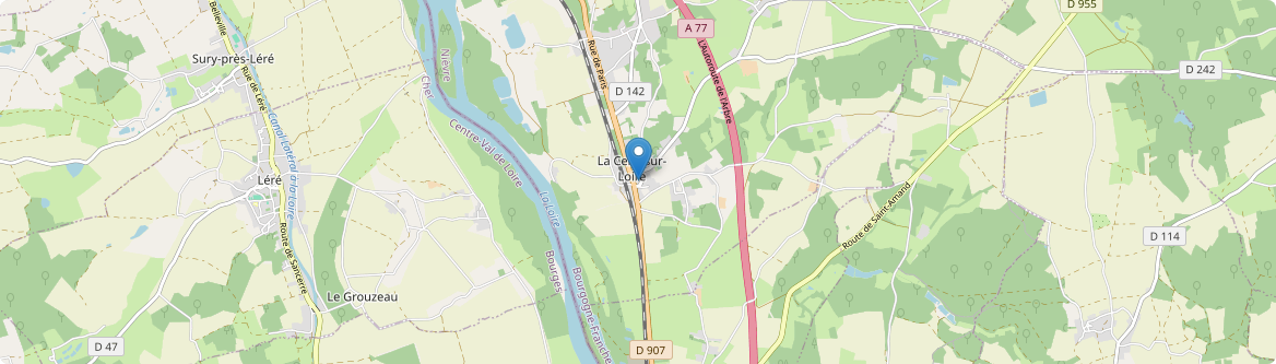 Celle-sur-Loire - Carte