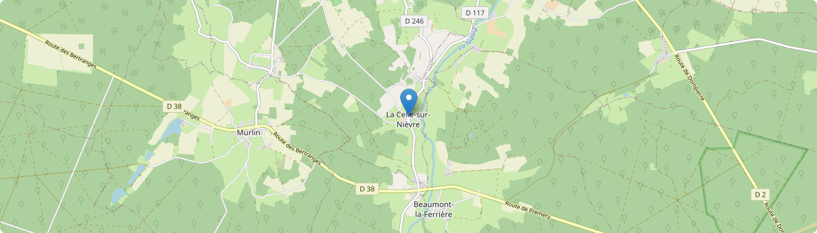 Celle-sur-Nièvre - Carte