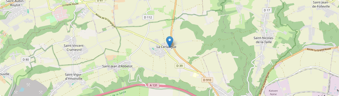 Cerlangue - Carte
