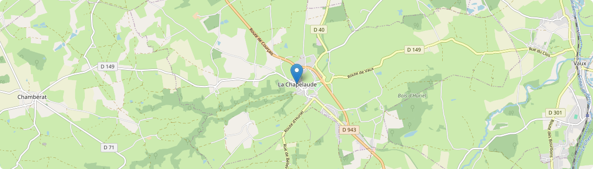 Chapelaude - Carte