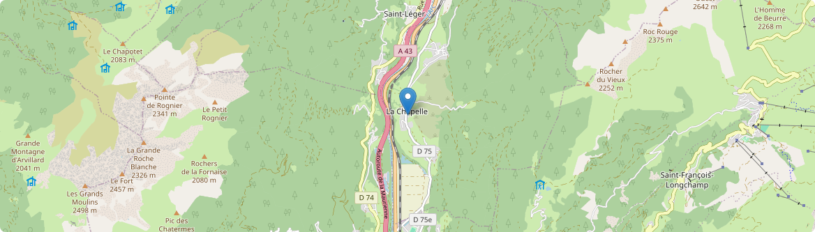 Chapelle - Carte