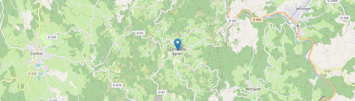 Chapelle-Agnon - Carte