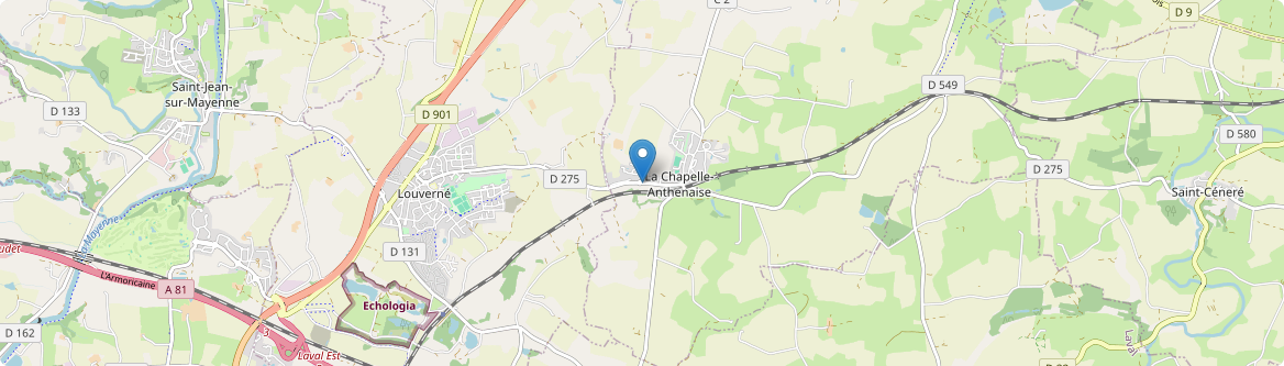 Chapelle-Anthenaise - Carte