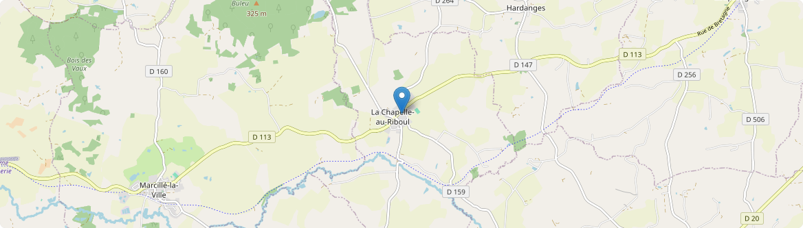 Chapelle-au-Riboul - Carte