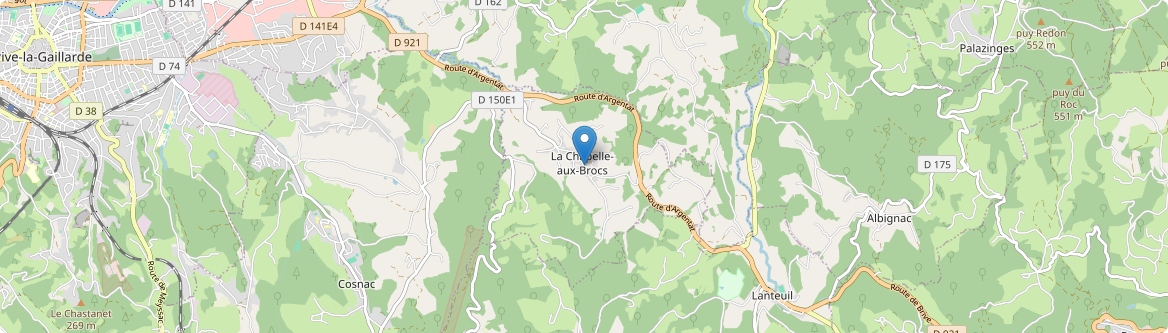 Chapelle-aux-Brocs - Carte