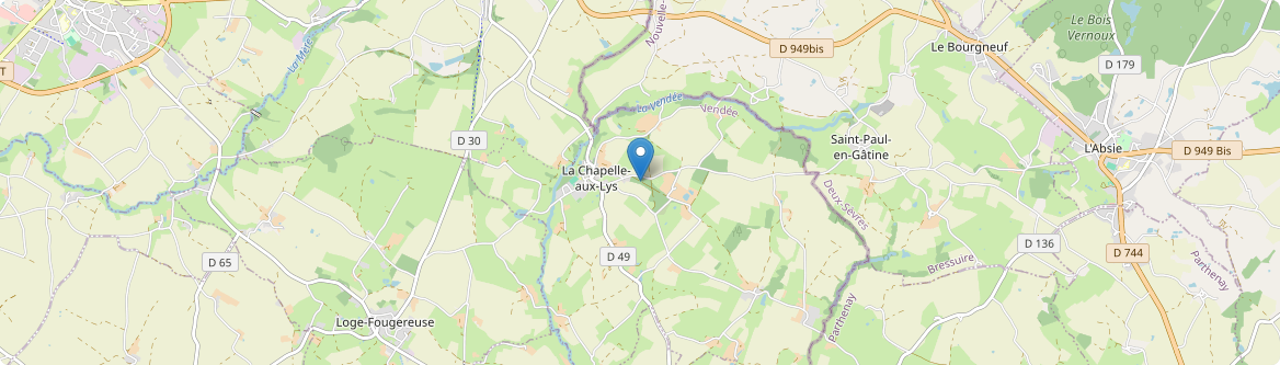 Chapelle-aux-Lys - Carte