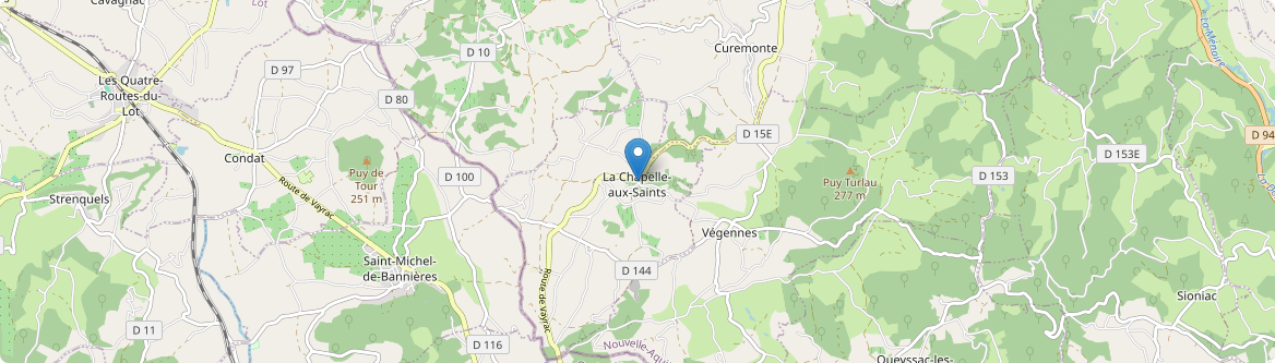 Chapelle-aux-Saints - Carte