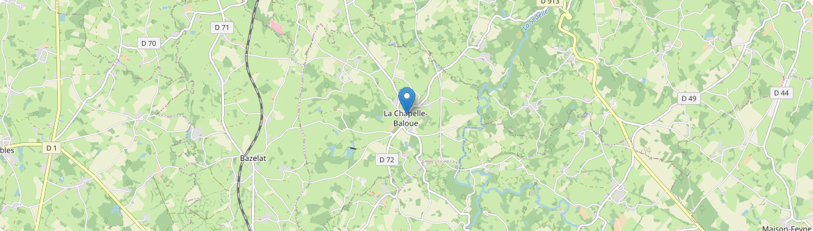 Chapelle-Baloue - Carte