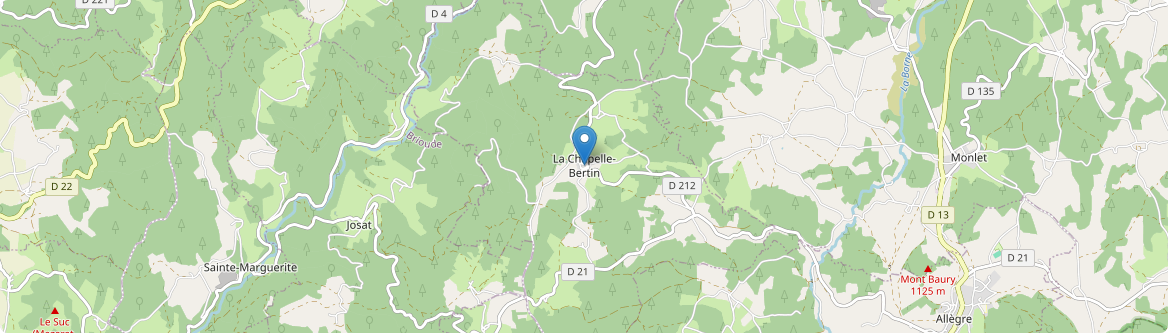 Chapelle-Bertin - Carte