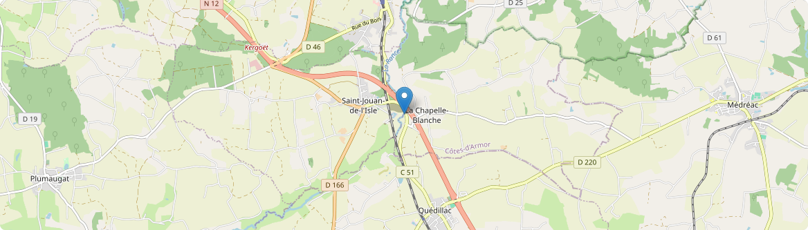 Chapelle-Blanche - Carte