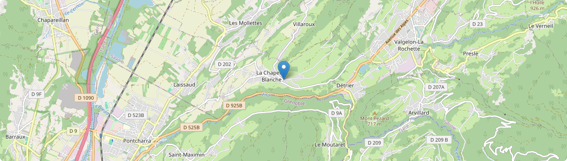 Chapelle-Blanche - Carte
