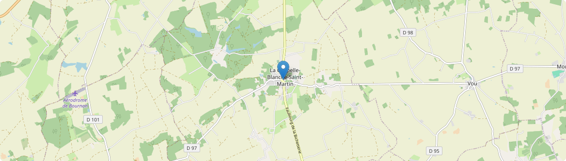 Chapelle-Blanche-Saint-Martin - Carte