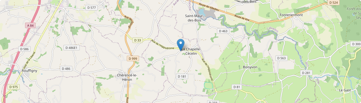 Chapelle-Cécelin - Carte