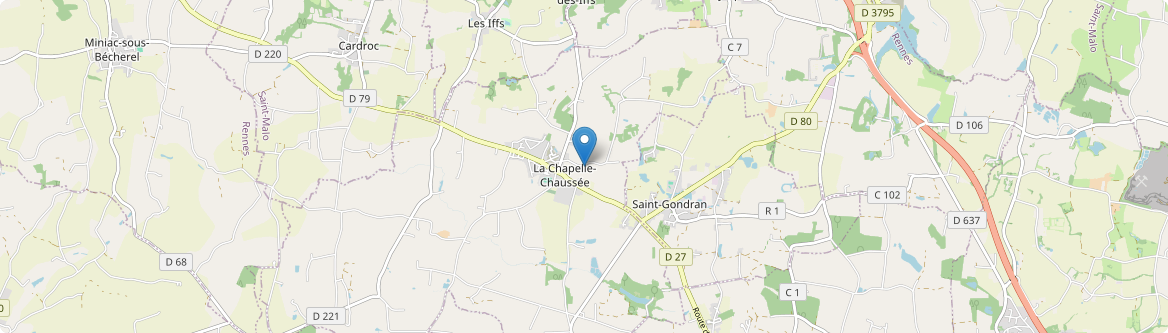 Chapelle-Chaussée - Carte