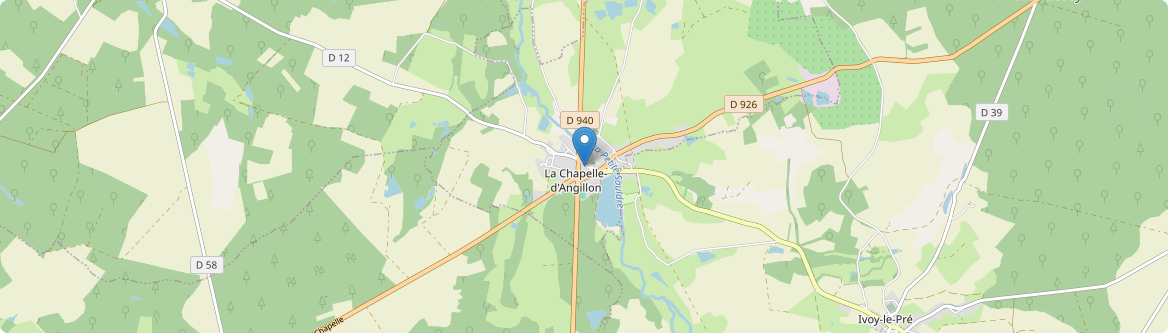 Chapelle-d'Angillon - Carte