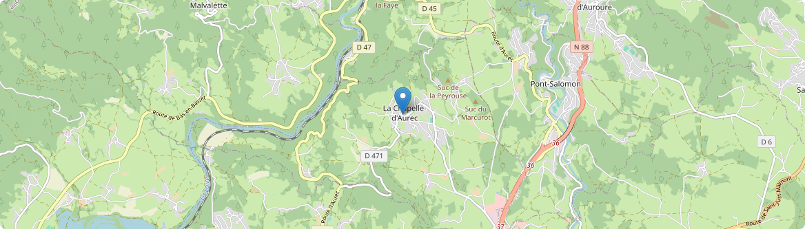 Chapelle-d'Aurec - Carte
