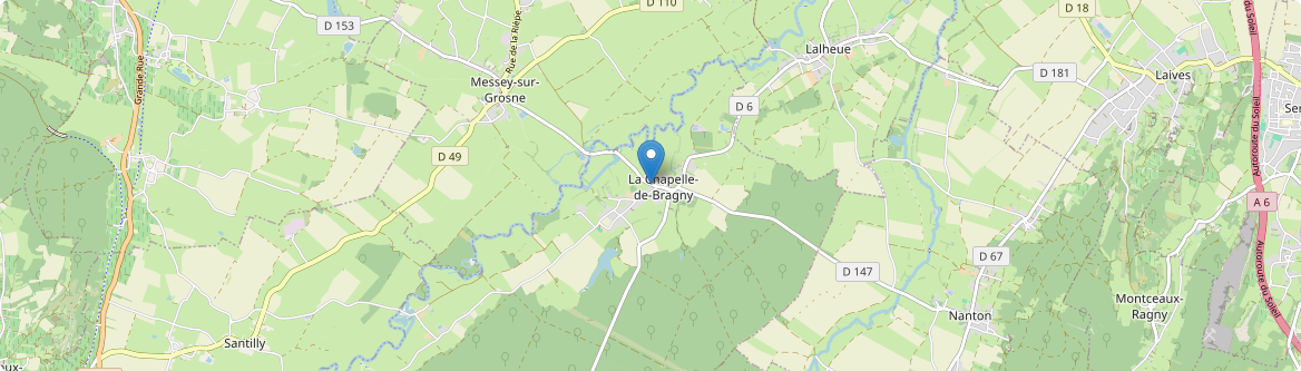 Chapelle-de-Bragny - Carte