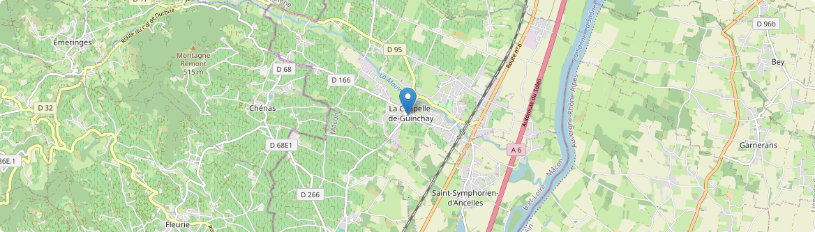 Chapelle-de-Guinchay - Carte