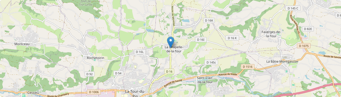 Chapelle-de-la-Tour - Carte