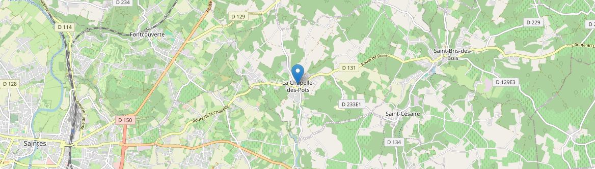 Chapelle-des-Pots - Carte
